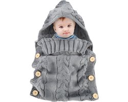 Prival Inbakerdoek – Babydrager & Inbakerslaapzak – Grijs