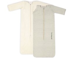 Puckababy Bag 4 Seasons slaapzak baby (6m-2.5j) - Green Stripes - TOG 0.25-2.0 - 4 seizoenen