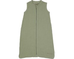 Slaapzak zomer hydrofiel 70 cm - Groen - Maat 70 cm - Little Farm