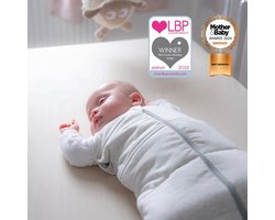 Sweet Dreamers Inbakerslaapzak Organisch Katoen Grijs 3-12mnd