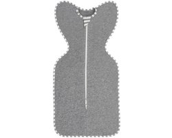 Vitdipy - Baby Inbakerslaapzak - Babyslaapzak - Ademend Katoen - Voor Baby 3-6 maanden - Comfortabel Slapen - All season - Pasgeborenen - Grijs - Maat M