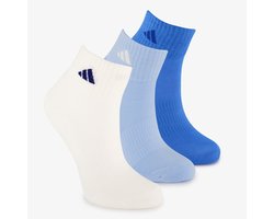 Adidas 3 paar kinder sokken sokken blauw wit - Maat 23/26