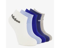 Adidas 5-pack kinder sokken blauw - Maat 31/33