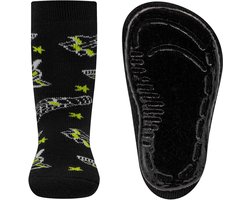 Antislipsokken Ewers - Zwart met Ruimteschepen en Sterren Wit & Groen - Siliconenzool-35/38