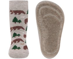 Ewers antislip sokken bosberen beige