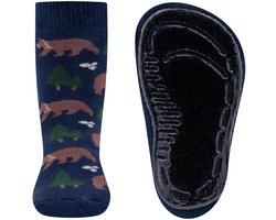 Ewers antislip sokken bosberen blauw
