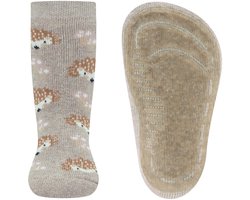 Ewers antislip sokken egeltjes beige