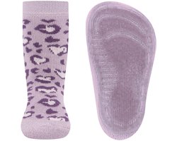 Ewers antislip sokken panter mauve