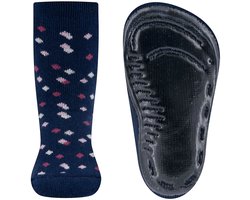 Ewers antislip sokken stipjes blauw
