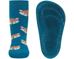 Ewers antislip sokken vosjes turquoise