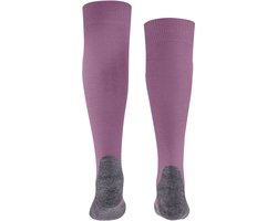 FALKE Active Ski warm dik wol functioneel materiaal skisokken kinderen roze - maat 27-30