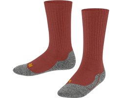FALKE Active Warm dik ademend wol functioneel materiaal sokken kinderen rood - maat 23-26