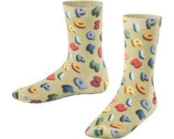 FALKE Colourful Alphabet Print gedessineerd katoen sokken kinderen groen - maat 35-38