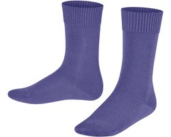 FALKE Comfort Wool eenkleurig wol sokken kinderen purper - maat 35-38