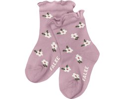 FALKE Little Ditsy Flowers gedessineerd katoen sokken baby roze - maat 62-68