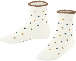 FALKE Multidot slijtvast huidvriendelijk katoen sokken kinderen wit - maat 35-38