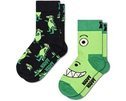 Happy Socks - Kids 2-Pack Dino Socks - Unisex - Sokken