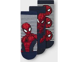 NAME IT - NMMADUS SPIDER 3P SOCK MAR - Jongens - Sokken