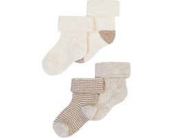 Noppies Sokken Unisex Socks 4-pack A Baby Maat 0-3M