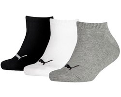 Puma Lage Kinder Sportsokken 6-Pack - Blauw - Maat 31-34 - Unisex Naadloze Sokken