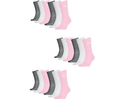 18 PACK Puma JUNIOR CREW kindertennissokken voor meisjes en jongens