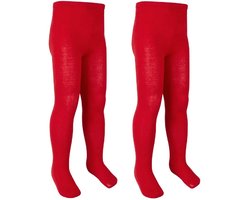 2 Kinder Maillots - Rood - Maat 5-6 jaar - 110/116
