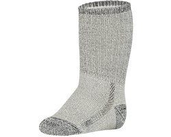 2-Pack Warme Merino Wollen Kindersokken S2 - Unisex - Grijs - Maat 27-30