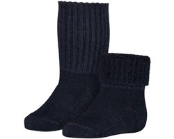 2-Pack Warme Merino Wollen Kindersokken S2 - Unisex - Marine - Maat 27-30