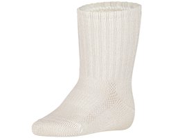 2-Pack Zachte Merino Wollen Baby Sokjes 80% Wol S1 - Unisex - Wit - 0-4 Maanden