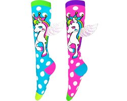 3D Flying Unicorn sokken – Draag de magie aan je voeten – 1 maat - MadMia