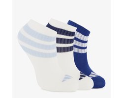 Adidas 3 paar Ribbed kids sokken wit blauw - Maat 28/30