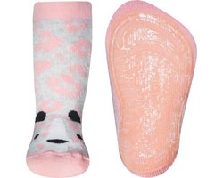 Antislipsok wildlife print en tijgerkop roze-21/22