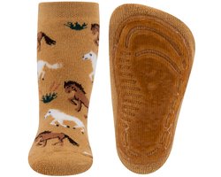 Antislipsokken Beige met Paarden - 27/28