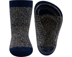 Antislipsokken Donkerblauw met Glittergaren - 31/34