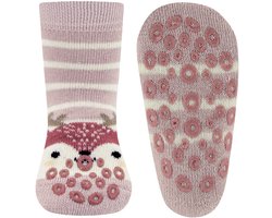 Antislipsokken Ewers Babymaat - Roze & Lila met Hertje - Nopjes Siliconen -19/22