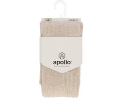 Apollo - Maillot - Beige - Melange - Rib - Patroon - Maat 128/134