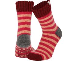 Apollo - Wollen Huissokken Kinderen - Rood - Maat 35/38