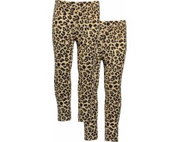 Blue Seven 2 PACK Bio Basic all season legging Panterprint - Maat 116