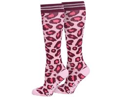B.Nosy Y602-5904 panter Sokken roze meisjes- Maat 35/38