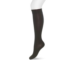 Bonnie Doon - Dames - Kniekousen - Wool/Cotton Knee-High - Donker Bruin - 35/38