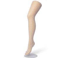 Bonnie Doon Kinder Panty met Bloemen maat 140/158 M Off White - Meisjes Panty - Prachtig Bloem Motief - Chique - Feestelijk - Feestdagen - Kids Panty - Zeer Comfortabel - Gebroken Wit - Crème - Ivory - BP203902.250