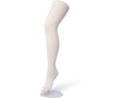 Bonnie Doon Kinder Panty met Kant maat 92/110 XS Off White - Meisjes Panty - Kanten Bloem Motief - Chique - Feestelijk - Feestdagen - Kids Panty - Zeer Comfortabel - Gebroken Wit - Crème - Ivory - BP203901.250