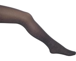 Bonnie Doon - Kinderen - Pretty SparkleTights - Zwart/Silver - maat 116/122