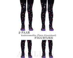 Dikke kinderen maillots gevoerd met zacht badstof laagje, maat 128-134 (20)