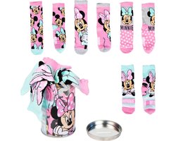 Disney Minnie Mouse Sokken 4 paar in Spaarpot