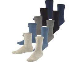Esprit Solid Mix 5-Pack duurzaam organisch katoen multipack kindersokken meisjes jongens veelkleurig - Maat 35-38