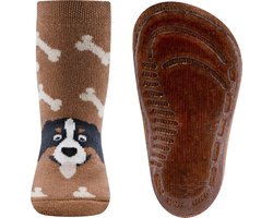 Ewers antislip sokken Hondje - Cognac