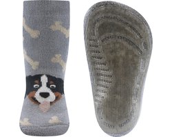 Ewers antislip sokken Hondje - Grijs