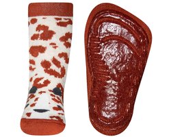 Ewers antislip sokken pantertje koper met beige