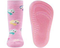 Ewers antislip sokken Unicorns roze